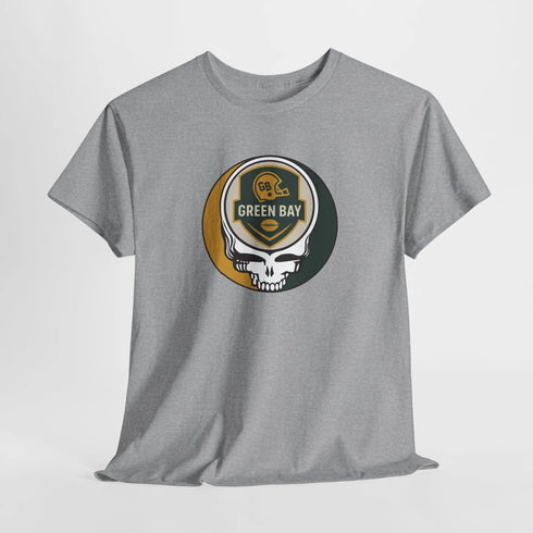Grateful Dead - Green Bay Packers Stealie Grateful Dead Steal Your Face T-Shirt - NFL - StealieShop
